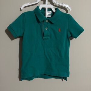 18month Ralph Lauren polo rich teal collar